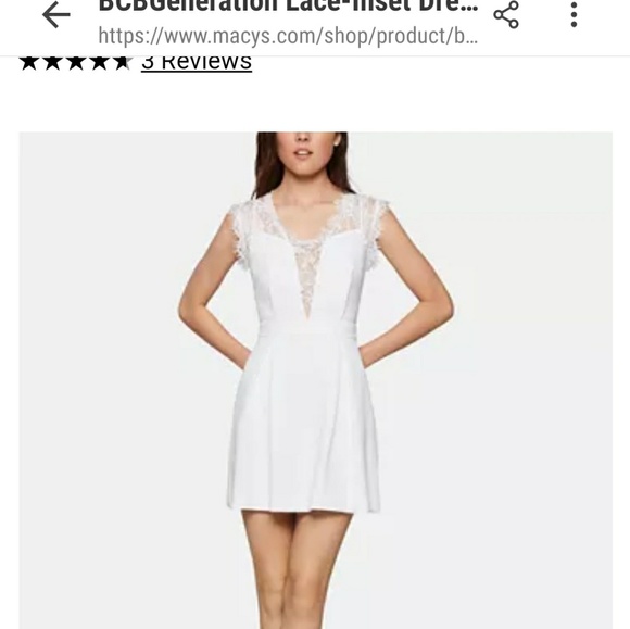 Cute white dress for a bridal shower, elopement, - Picture 1 of 4